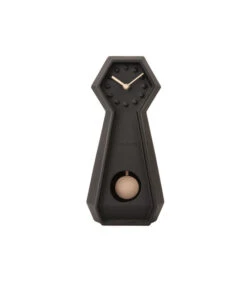 Karlsson Tafelklok Genuine - Zwart - 34x9,4x16cm