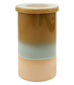 BePureHome Packet Opbergpot - Keramiek - Caramel - 21x12x12