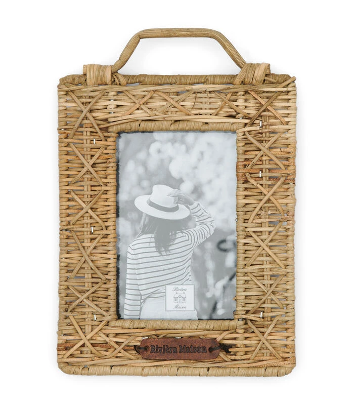Fotolijst 10x15 - Rustic Rattan Vibes Photo Frame - Naturel 1 Fotolijst 10x15 - Rustic Rattan Vibes Photo Frame - Naturel