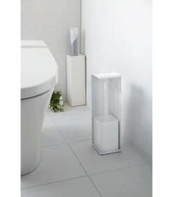 Yamazaki Toiletpaper Holder Closed - Tower - White -Dagelijkse Boodschappen Winkel 2b6fd0716d0b4f248e685feb3503828a