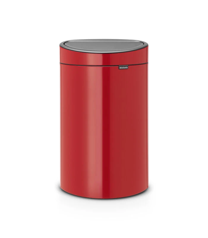 Brabantia Touch Bin New Afvalemmer, 40 Liter, Passion Red 1 Brabantia Touch Bin New Afvalemmer, 40 Liter, Passion Red