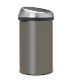 Brabantia Touch Bin, 60L - Platinum/ Steel Fingerprint Proof -Dagelijkse Boodschappen Winkel 2c366445a87f44d1b955d644d090a00c