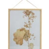 BePureHome Fotolijst Met Droogbloemen Potpourri – Hout/Glas – Naturel – 50x40x3