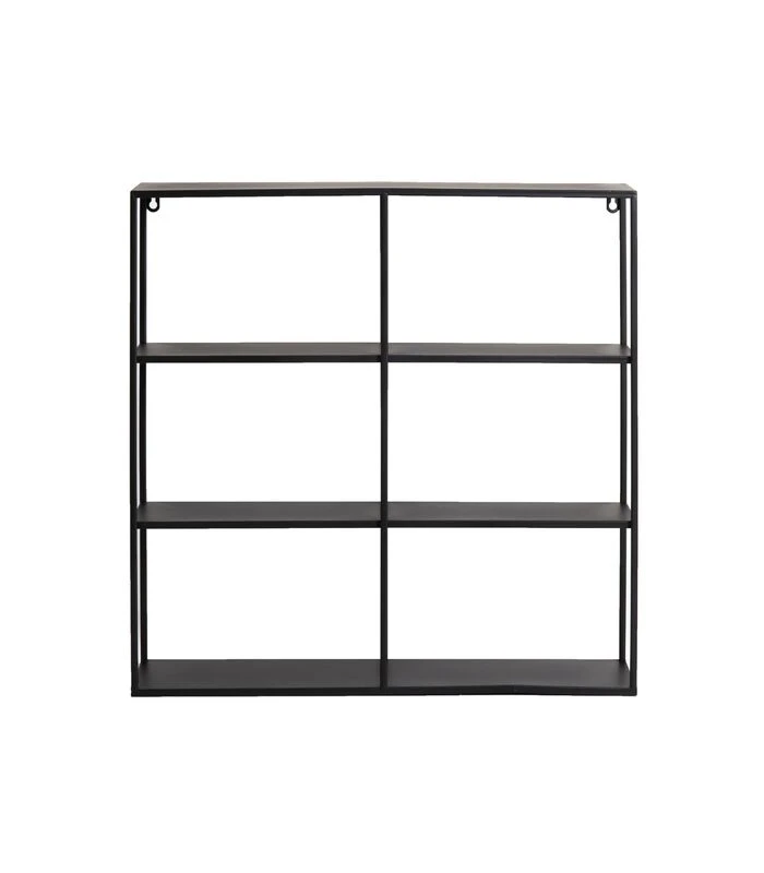 Wandrek Molise - Zwart - 60x13x60cm 3 Wandrek Molise - Zwart - 60x13x60cm - Afbeelding 3