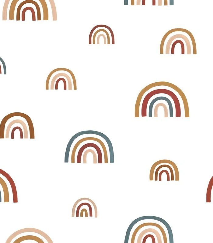 SUNNY Behang - Regenboog Patroon 1 SUNNY Behang - Regenboog Patroon