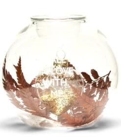 Theelichthouder RM Fall In Love Transparant