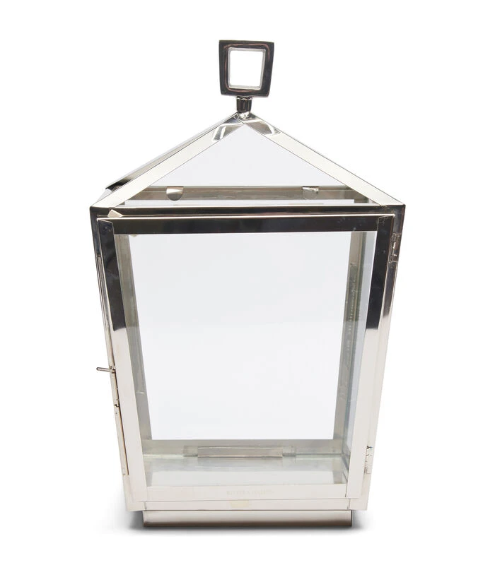 Lantaarn, Windlicht - Montmartre - Zilver - Aluminium, Glas 1 Lantaarn, Windlicht - Montmartre - Zilver - Aluminium, Glas