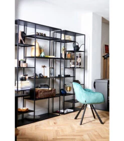 Exclusive June Rek - Metaal - Zwart - 195x120x35 -Dagelijkse Boodschappen Winkel 2f336e2a78414e4d8e37c4e512c766a8