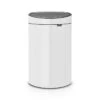 Brabantia Touch Bin New, 40L, Kunststof Binnenemmer - White