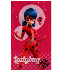 Strandlaken Met Fluwelen Opdruk 100% Katoen, SUPERGIRL