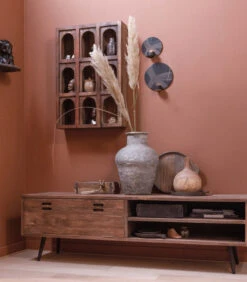 BePureHome Pompeii Vaas - Paper Mache - Clay - 44x24x24 -Dagelijkse Boodschappen Winkel 329189d1be174ee0a4678e5e784906de