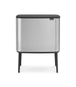 Brabantia Bo Touch Bin, 3x11L - Matt Steel Fingerprint Proof
