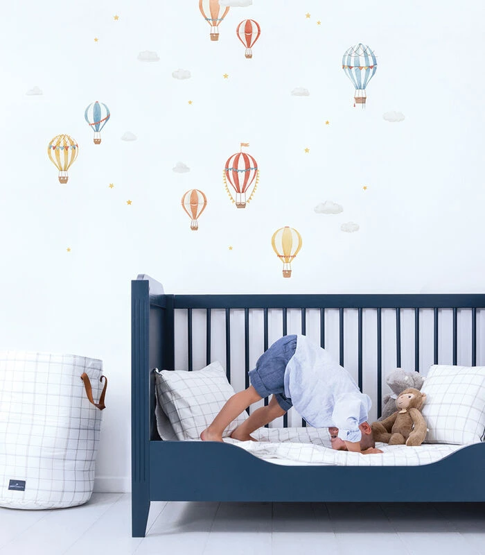 GENTLE FRIENDS Muursticker Kinderkamer - Luchtballonnen 64x40 Cm 2 GENTLE FRIENDS Muursticker Kinderkamer - Luchtballonnen 64x40 Cm - Afbeelding 2