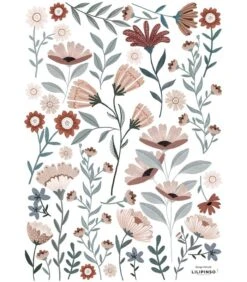 Muursticker Kinderkamer - Oceaanbloemen