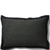 Kussensloop RM Flori Zwart - 65x45 Cm