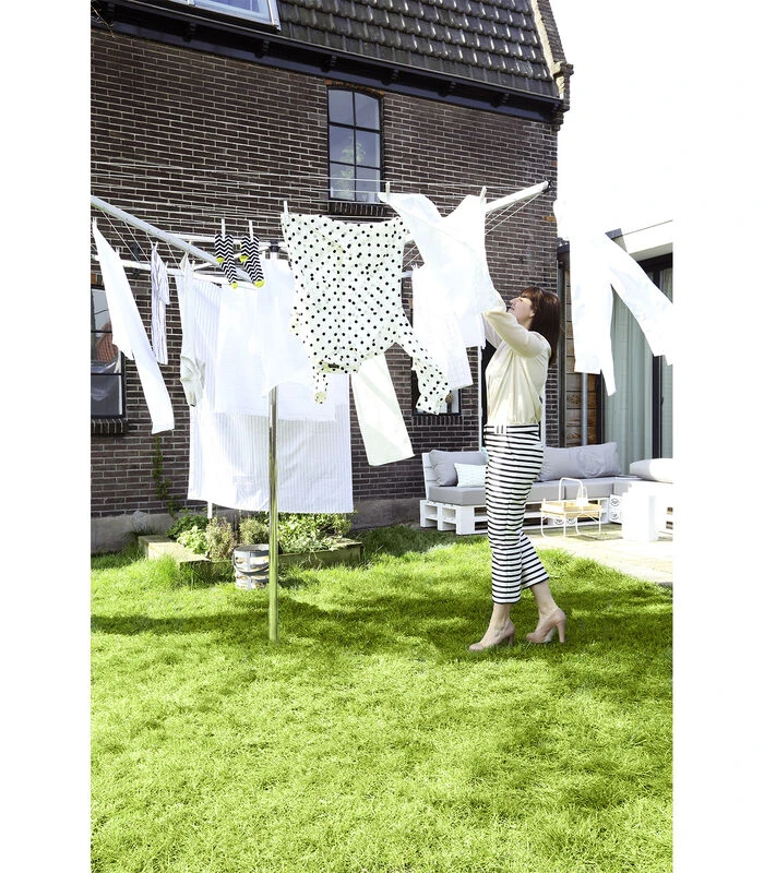 Brabantia Droogmolen Topspinner, 50 Meter Met Metalen Grondanker 4 Brabantia Droogmolen Topspinner, 50 Meter Met Metalen Grondanker - Afbeelding 4