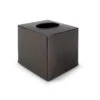 Tissue Doos 12,5x12,5xH12,5cm Gebors. Zwart Vanity