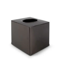Tissue Doos 12,5x12,5xH12,5cm Gebors. Zwart Vanity