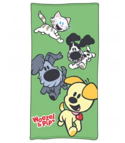 Woezel & Pip Strandlaken Groen