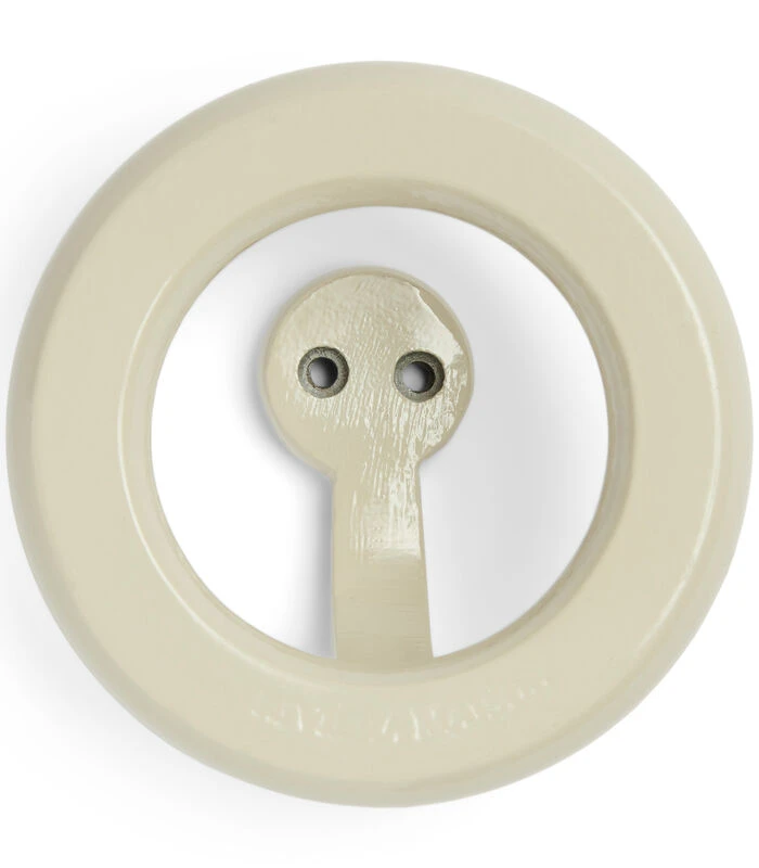 Ronde Ophanghaak, Wandhaak - L'Eclipse - Wit - 1 Stuk 1 Ronde Ophanghaak, Wandhaak - L'Eclipse - Wit - 1 Stuk