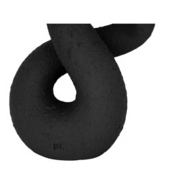 PRESENT TIME Ornament Abstract Art Knot - Zwart - 20x9,5x25,5cm -Dagelijkse Boodschappen Winkel 373f2790658b45af815e216feff270c2