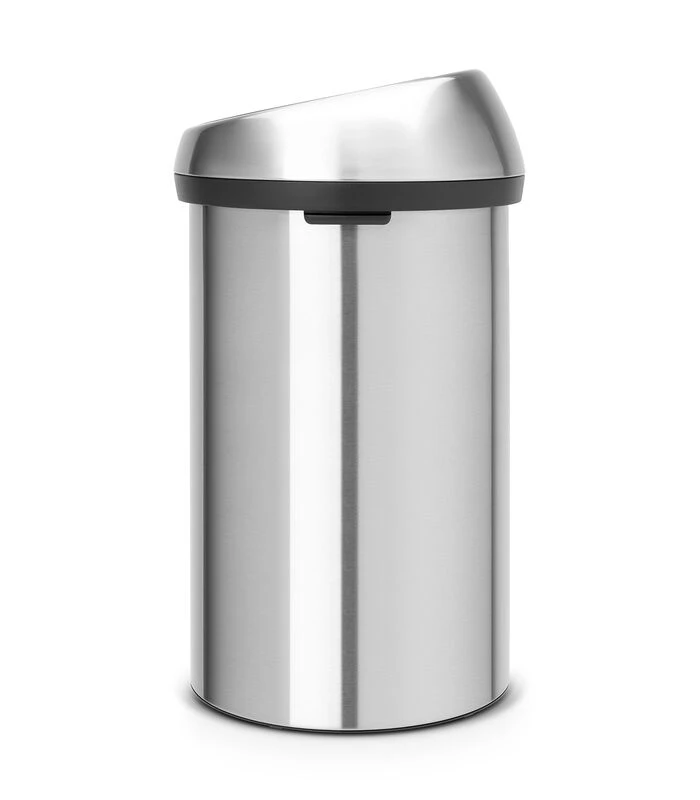 Brabantia Touch Bin, 60L - Matt Steel Fingerprint Proof 2 Brabantia Touch Bin, 60L - Matt Steel Fingerprint Proof - Afbeelding 2