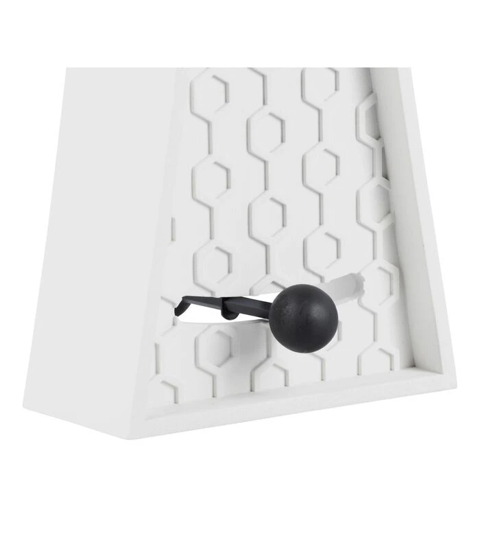 Karlsson Tafelklok Pendulum - Wit - 25x14x25cm 5 Karlsson Tafelklok Pendulum - Wit - 25x14x25cm - Afbeelding 5