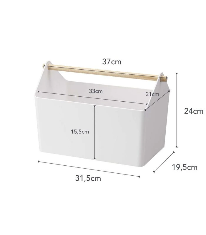 Yamazaki Storage Box - Favori - White 5 Yamazaki Storage Box - Favori - White - Afbeelding 5