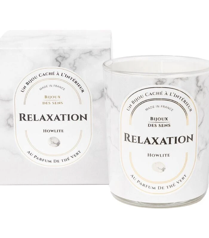 Geurkaars Groene Thee Met Gouden Messing Ketting 1 Geurkaars Groene Thee Met Gouden Messing Ketting