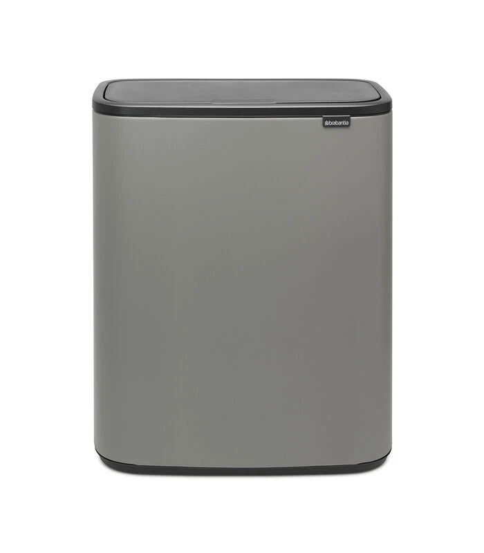 Brabantia Bo Touch Bin, 2 X 30 Liter - Mineral Concrete Grey 1 Brabantia Bo Touch Bin, 2 X 30 Liter - Mineral Concrete Grey