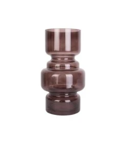 PRESENT TIME Vaas Courtly - Glas Chocolade Bruin - Large - 14x25cm