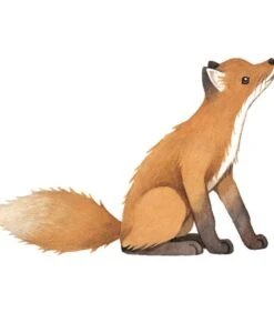 Muursticker Kinderkamer - Vintage Vos