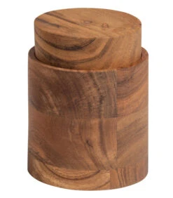 Opal Opbergpot - Acacia Hout - Natural - 12x9x9