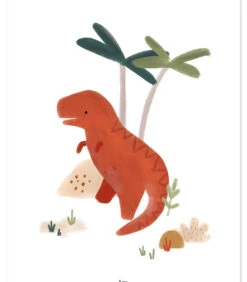 Set Van 4 Kinderposters - Dinosaurs & Co -Dagelijkse Boodschappen Winkel 3e0c07e305af46059f319b59475a6324