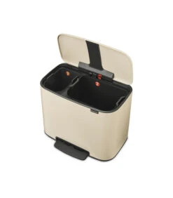 Brabantia Bo Pedaalemmer, 2 Binnenemmers, 11 + 23 L - Soft Beige -Dagelijkse Boodschappen Winkel 3e4395a77afe4752bd8c7653dfc7c77c