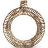 Vaas - Rustic Rattan Round Decoration Vase L - Naturel