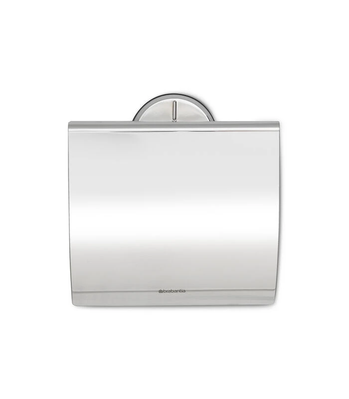Brabantia Toiletrolhouder Met Klep, Profile - Brilliant Steel 1 Brabantia Toiletrolhouder Met Klep, Profile - Brilliant Steel