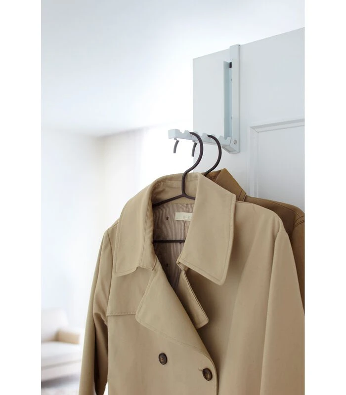Yamazaki Door Hanger Rack Storage - Smart - White 3 Yamazaki Door Hanger Rack Storage - Smart - White - Afbeelding 3