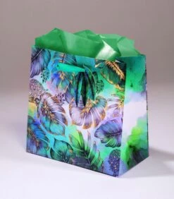 Geschenkentas TropiqueL18 X H 18 X P 10 Cmfeuilles