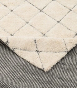 Nature Vloerkleed Shaggy Wool Linea Lozenges -Dagelijkse Boodschappen Winkel 451afa9ba9a443829d1b4664b7b254db