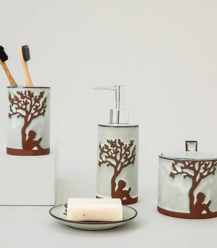 Dispenser Voor Vloeibare Zeep Aldo Beige 2 Dispenser Voor Vloeibare Zeep Aldo Beige - Afbeelding 2