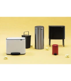 Brabantia Bo Pedaalemmer, 3 Binnenemmers, 3 X 11 Liter - White -Dagelijkse Boodschappen Winkel 45eca0aa294b4d2eb45b218ec13c5562
