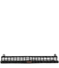 Wandplank Rustic Rattan Zwart - 60 Cm