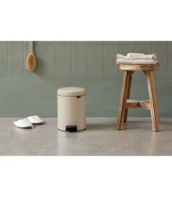 Brabantia NewIcon Pedaalemmer, 3L, 1 Binnenemmer - Soft Beige -Dagelijkse Boodschappen Winkel 48cacffc8260456997ecc86e96df1f7e