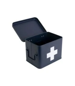 PRESENT TIME Medicijnkist - Medium - Metaal Mat Donkerblauw - 21,5x15,5x16cm 6 PRESENT TIME Medicijnkist - Medium - Metaal Mat Donkerblauw - 21,5x15,5x16cm -Dagelijkse Boodschappen Winkel 48cd84ef9e5941a1ae530c9ca6538473