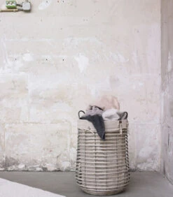 Wasmand GISLA Greige-93 (Medium) -Dagelijkse Boodschappen Winkel 493547158f404478858ae6f85cc97f25