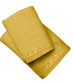 Geborduurde Handdoek 100% Katoen - COSY TERRE D'AVENTURE