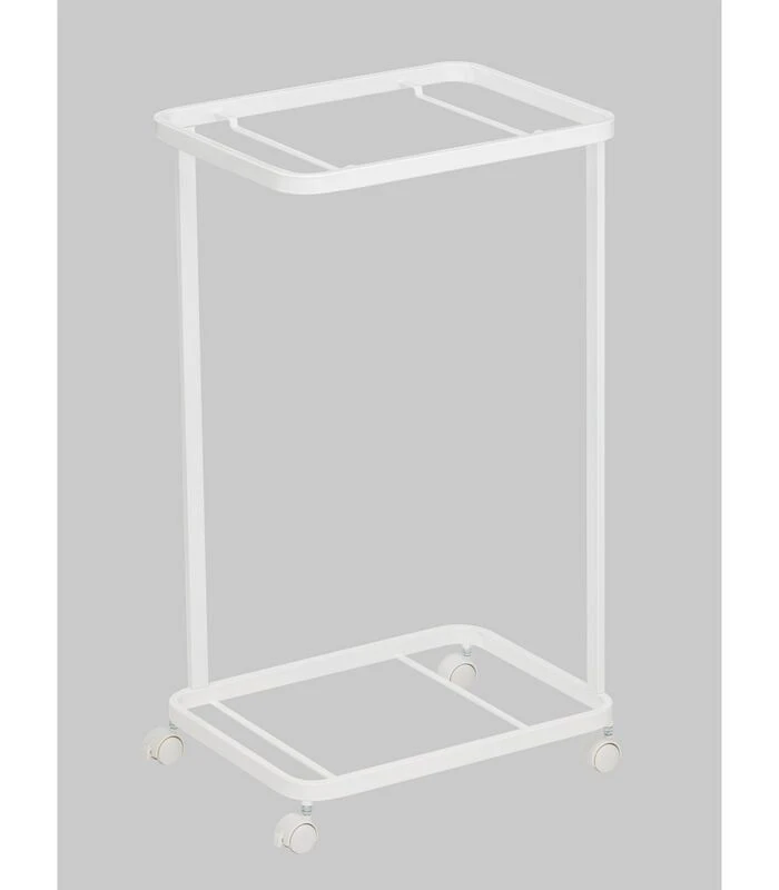 Yamazaki Laundry Cart 2 Tier - Tosca - White 1 Yamazaki Laundry Cart 2 Tier - Tosca - White