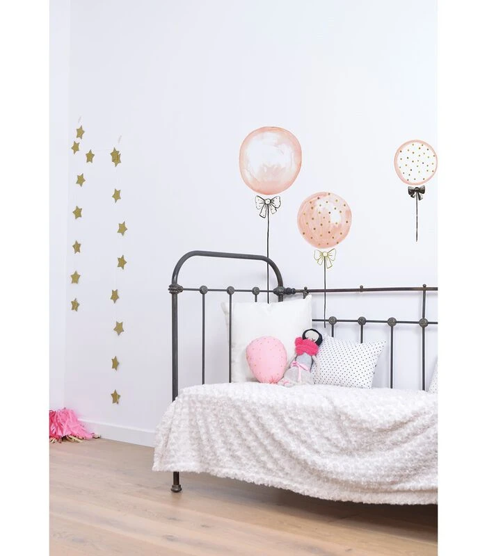 Muursticker Kinderkamer - Flamingo Ballon 4 Muursticker Kinderkamer - Flamingo Ballon - Afbeelding 4
