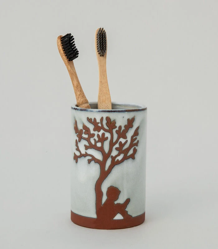 Tandenborstelhouder Aldo Beige 2 Tandenborstelhouder Aldo Beige - Afbeelding 2